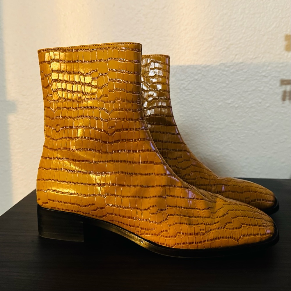Intentionally Blank Leather Tour Boots